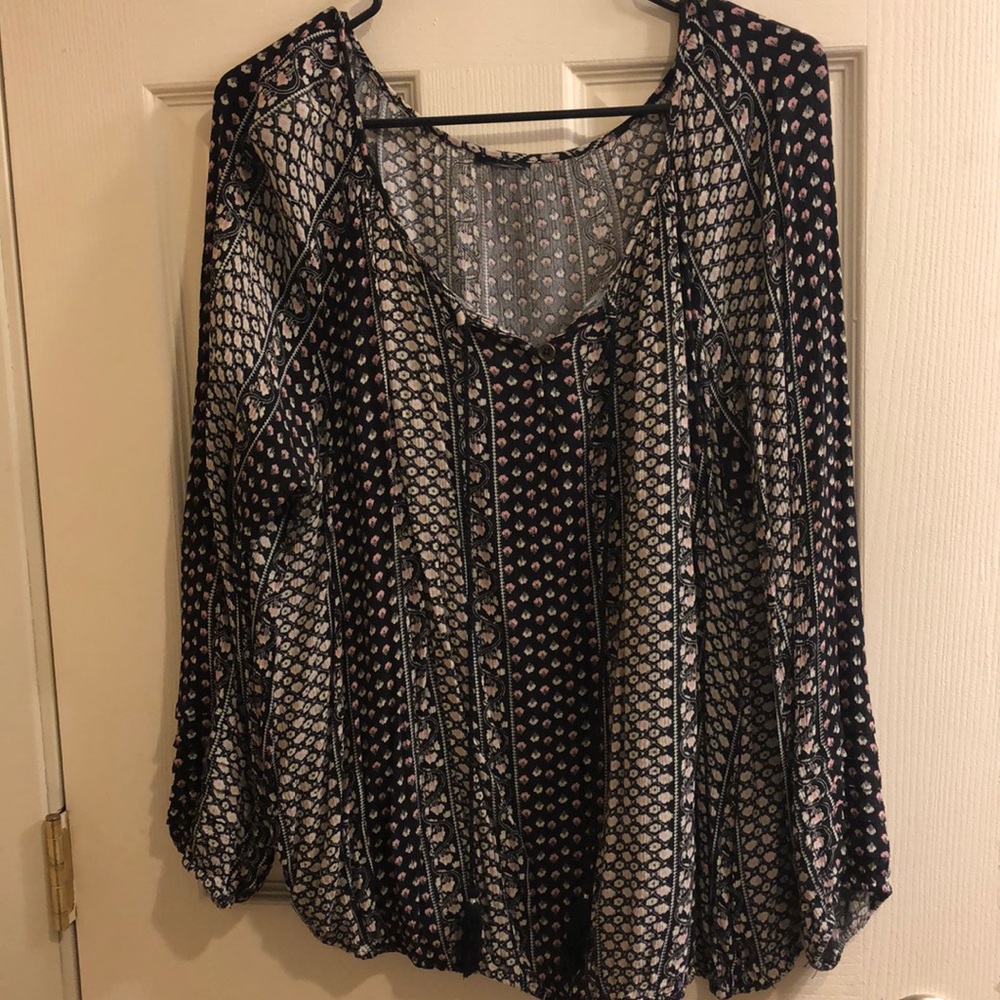 3/4 sleeve blouse